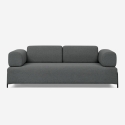 Modułowa sofa 3-osobowa o nowoczesnym designie z stolikami Diadema Rabaty