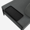 Modułowa sofa 3-osobowa o nowoczesnym designie z stolikami Diadema Wybór