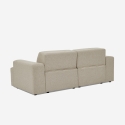 Sofa 2-osobowa z tkaniny nowoczesny design 202x100x76 cm Acamar Rabaty