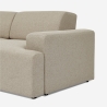 Sofa 2-osobowa z tkaniny nowoczesny design 202x100x76 cm Acamar Stan Magazynowy