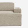 Sofa 2-osobowa z tkaniny nowoczesny design 202x100x76 cm Acamar Katalog