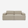 Sofa 2-osobowa z tkaniny nowoczesny design 202x100x76 cm Acamar Sprzedaż