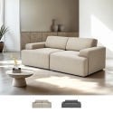 Sofa 2-osobowa z tkaniny nowoczesny design 202x100x76 cm Acamar Promocja