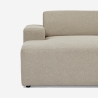 Nowoczesna sofa 3-osobowa z szezlongiem po prawej stronie z tkaniny Toliman Katalog