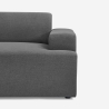 Sofa designerska 3-osobowa z lewą leżanką, tkanina Seginus Katalog