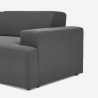 Sofa designerska 3-osobowa z lewą leżanką, tkanina Seginus Stan Magazynowy