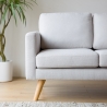Nowoczesna sofa skandynawska 2-osobowa z tkaniny Marek Wybór