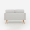 Nowoczesna sofa skandynawska 2-osobowa z tkaniny Marek Katalog