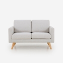 Nowoczesna sofa skandynawska 2-osobowa z tkaniny Marek Sprzedaż
