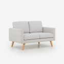 Nowoczesna sofa skandynawska 2-osobowa z tkaniny Marek Oferta