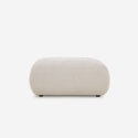 Nowoczesna sofa modułowa 2-osobowa z tkaniny z pufem Yuna-2P Rabaty