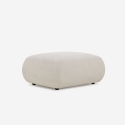 Nowoczesna sofa modułowa 2-osobowa z tkaniny z pufem Yuna-2P Katalog