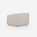 Nowoczesna sofa modułowa 2-osobowa z tkaniny z pufem Yuna-2P Wybór