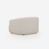 Nowoczesna sofa modułowa 2-osobowa z tkaniny z pufem Yuna-2P Wybór