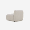 Nowoczesna sofa modułowa 2-osobowa z tkaniny z pufem Yuna-2P Cechy