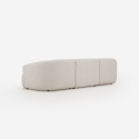 Modułowa sofa narożna 3-osobowa z beżowej tkaniny Yuna-3 Oferta