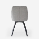 Krzesło obrotowe do jadalni nowoczesny design tkanina Navya Model