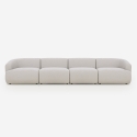 Modułowa sofa 4-osobowa z tkaniny Yuna-4 Sprzedaż