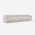 Modułowa sofa 4-osobowa z tkaniny Yuna-4 Oferta