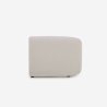 Modułowa sofa 4-osobowa z tkaniny Yuna-4 Środki