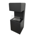 Wolnostojący biokominek stalowy B38xT38xH100 Oslo Katalog