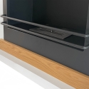Biokominek wolnostojący Stoccolma z białego drewna, W75xG24xH68 cm Rabaty