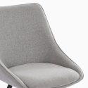 Krzesło obrotowe do jadalni nowoczesny design tkanina Navya Cechy