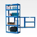 Regał z metalowymi półkami 150x70x30 cm 5 półek do 950 Kg Element Promocja