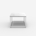 Nowoczesny stolik kawowy 100x60x45 cm efekt marmuru Corniola Model