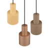Nowoczesna lampa wisząca z 3 światłami w wielokolorowym metalu Lumak Sprzedaż