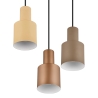 Nowoczesna lampa wisząca z 3 światłami w wielokolorowym metalu Lumak Katalog