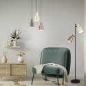 Nowoczesna lampa wisząca z 3 światłami w wielokolorowym metalu Lumak Sprzedaż