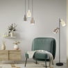 Nowoczesna lampa wisząca z 3 światłami w wielokolorowym metalu Lumak Sprzedaż