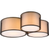 Nowoczesna lampa sufitowa z 3 okrągłymi abażurami do salonu i kuchni Soliv Oferta