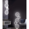 Nowoczesna lampa stojąca LED z 5 okręgami, ściemnialna, Nural Sprzedaż