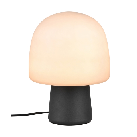 Nowoczesna lampa biurkowa z szklanym kloszem Trist Promocja