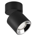Czarny reflektor LED sufitowy, regulowany, nowoczesny design Sirio Wybór
