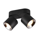 Plafon LED z 2 regulowanymi reflektorami do kuchni i jadalni Lusha Katalog