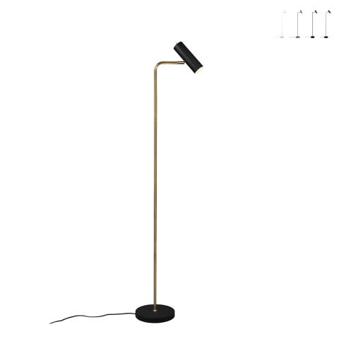 Nowoczesna lampa podłogowa z regulowaną lampą punktową Yaruk Promocja