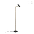 Nowoczesna lampa podłogowa z regulowaną lampą punktową Yaruk Promocja