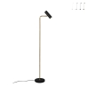 Nowoczesna lampa podłogowa z regulowaną lampą punktową Yaruk Promocja