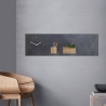 Zegar ścienny poziomy tablica magnetyczna Industrial Katalog