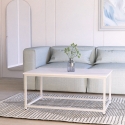 Nowoczesny stolik kawowy 100x60x45 cm efekt marmuru Corniola Sprzedaż
