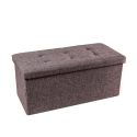 Pufa prostokątna 76x34 cm ze schowkiem do salonu, tkanina Nilo Sprzedaż