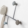 Wieszak ścienny metalowy w stylu nowoczesnym z 4 haczykami Hook Sprzedaż