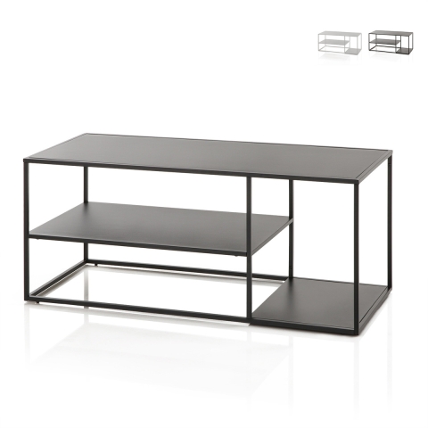 Stolik kawowy metalowy nowoczesny design 120x50 cm Angie Promocja
