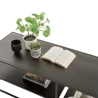 Stolik kawowy metalowy nowoczesny design 120x50 cm Angie Sprzedaż