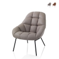 Fotel obrotowy ze skóry ekologicznej, nowoczesny design Carla Promocja