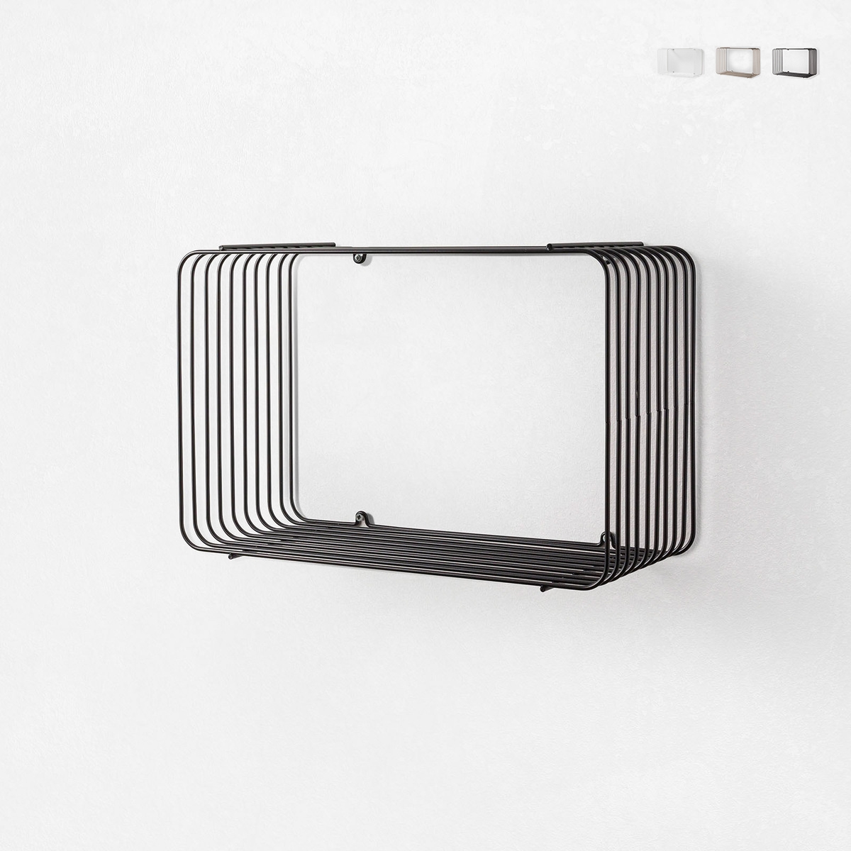 Półka ścienna nowoczesny design metalowy Kabe Promocja