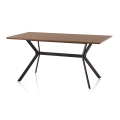 Nowoczesny stół do jadalni 160x90cm z drewna i metalu industrialnego Monaco Promocja